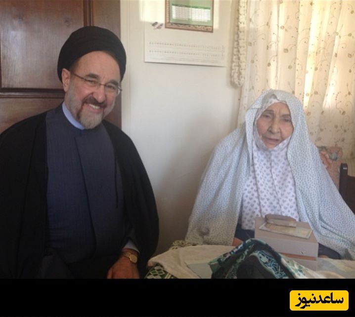 عکس/ شباهت باورنکردنی سیدمحمد خاتمی به مادرش