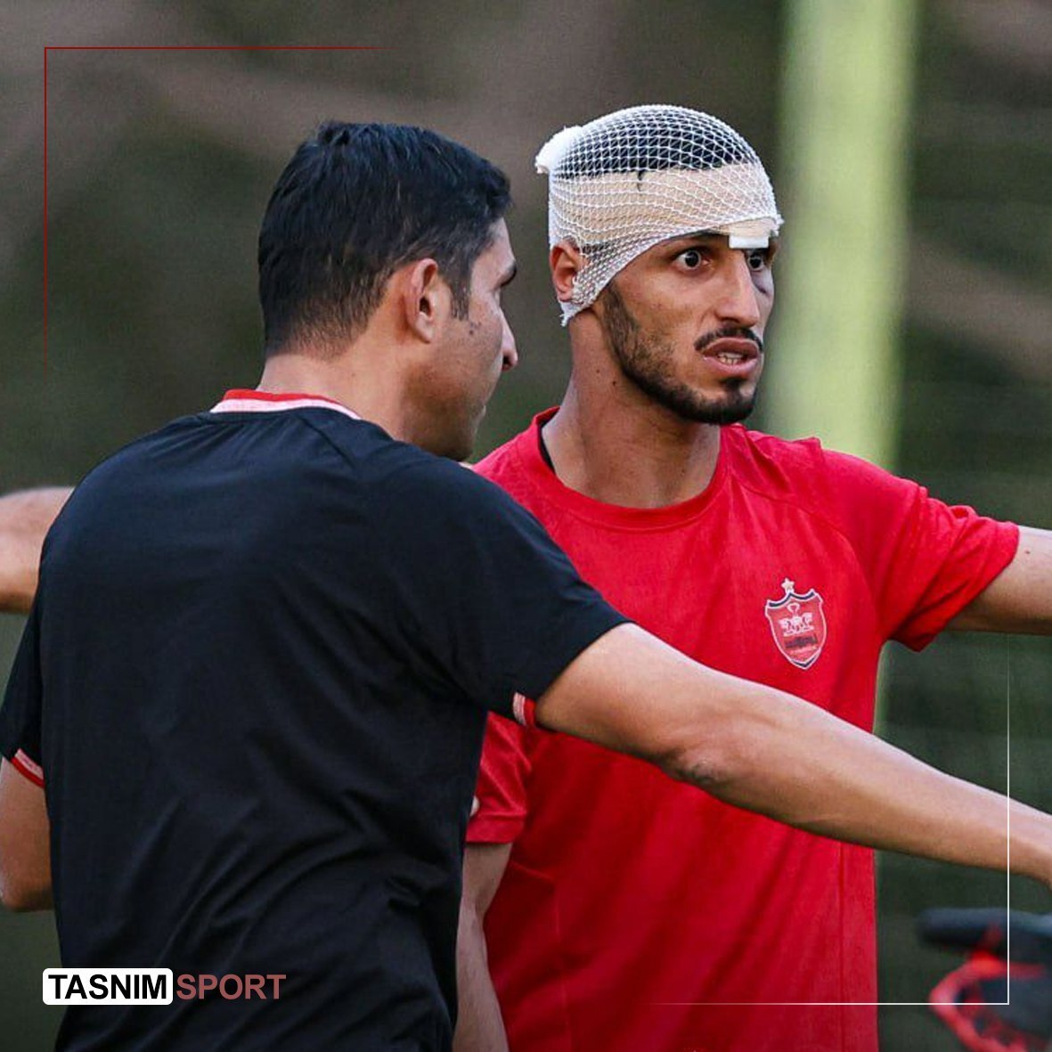 عکس/ وضعیت علیپور در تمرین امروز پرسپولیس