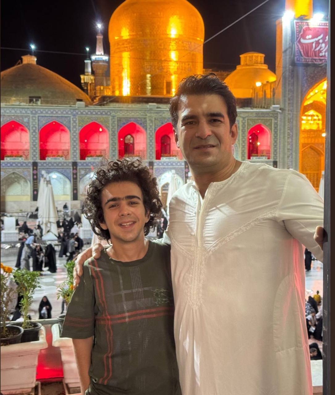چهره خاص یوسف تیموری در حرم امام رضا