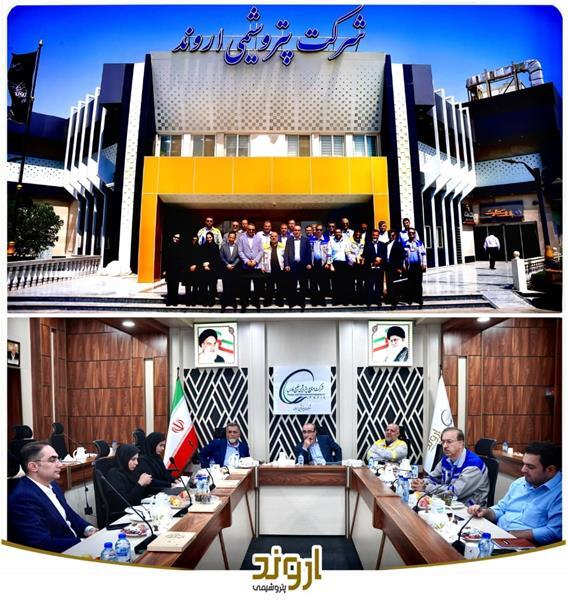 بازدید مدیران ارشد هلدینگ خلیج فارس از پتروشیمی اروند با محوریت بررسی پروژه‌های توسعه‌ای، پایداری و زیست‌محیطی
