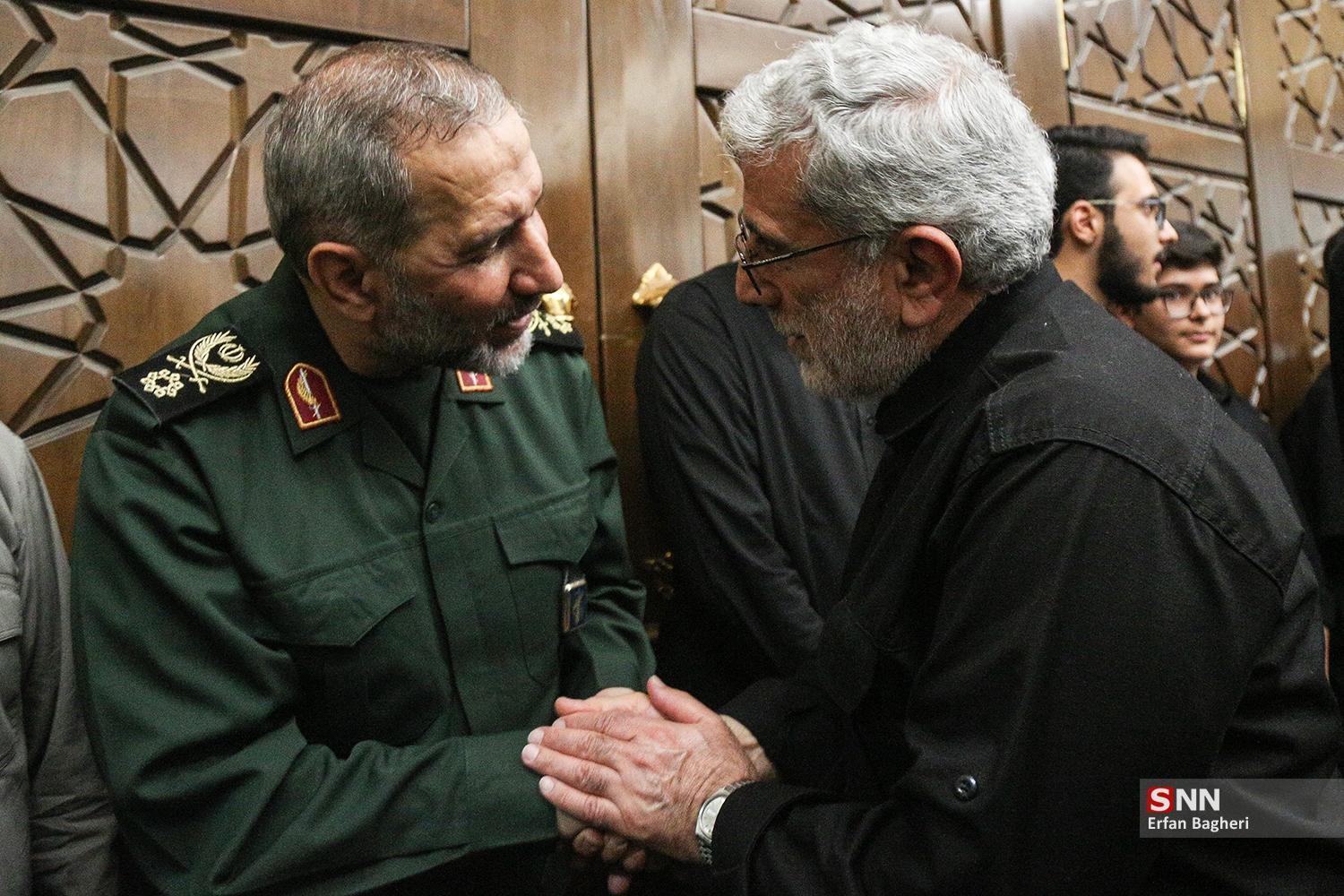 سردار قاآنی با فرمانده جدید هوا و فضا