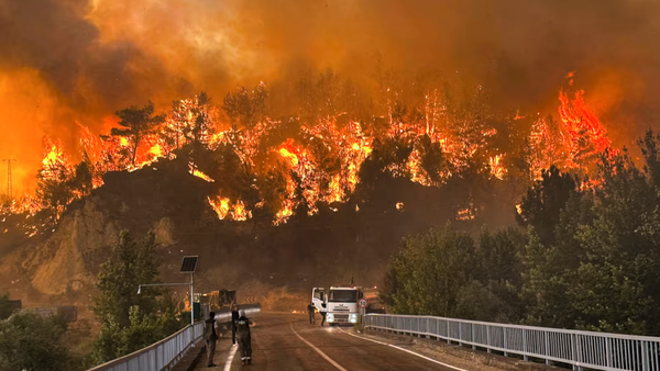 آتش‌سوزی در ترکیه