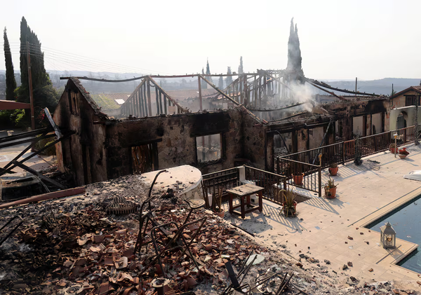 آتش‌سوزی مهیب در ترکیه