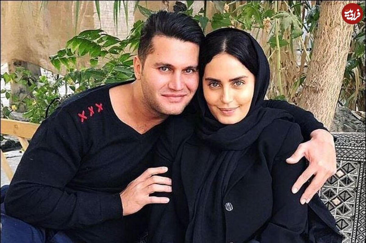 الناز شاکردوست به همراه برادرش