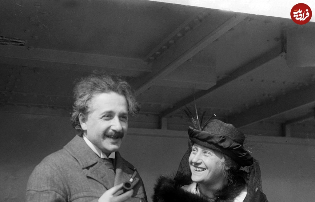 انیشتین در کنار السا