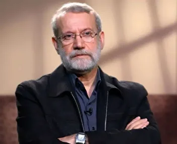 عکس/ نخستین تصاویر رسمی از حضور علی لاریجانی بر سر مزار سیدحسن نصرالله