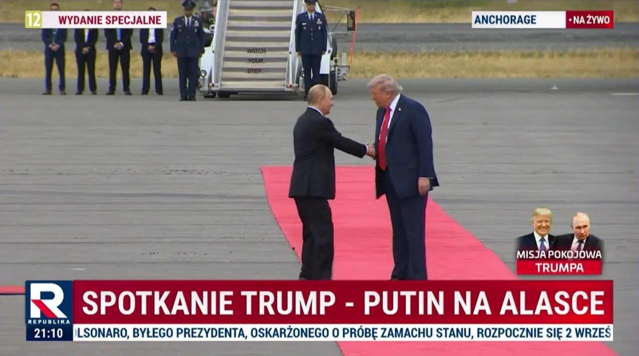 فوری/ نخستین تصویر از دیدار ترامپ و پوتین در فرودگاه