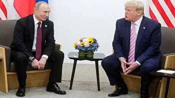 فیلم/ آغاز دیدار ترامپ و پوتین در آلاسکا