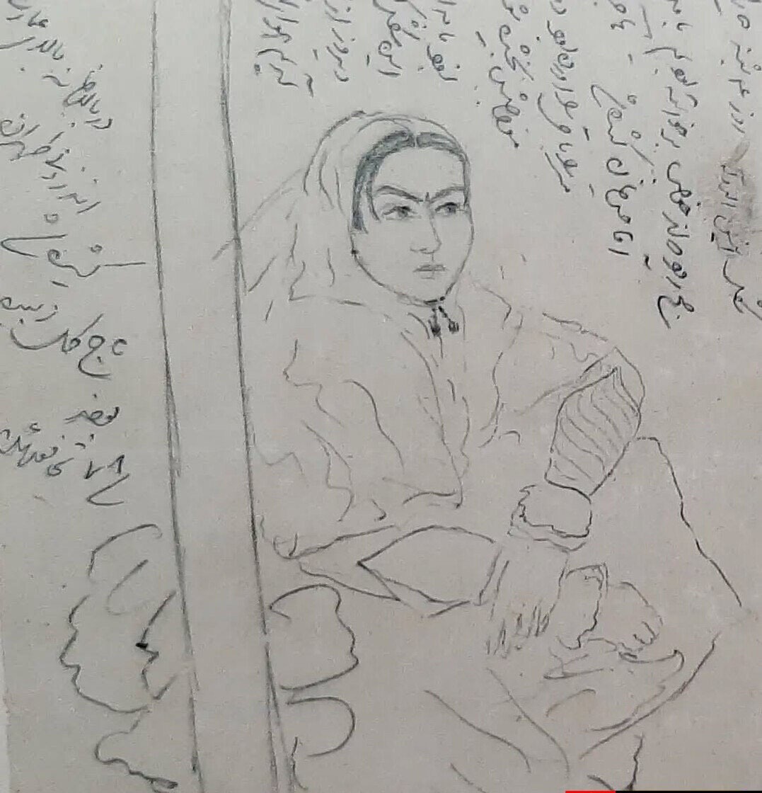 نقاشی دیدنی ناصرالدین‌شاه