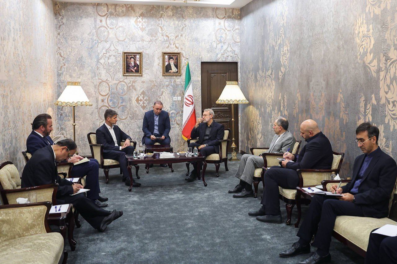 معاون امور خارجه سوئیس با علی لاریجانی