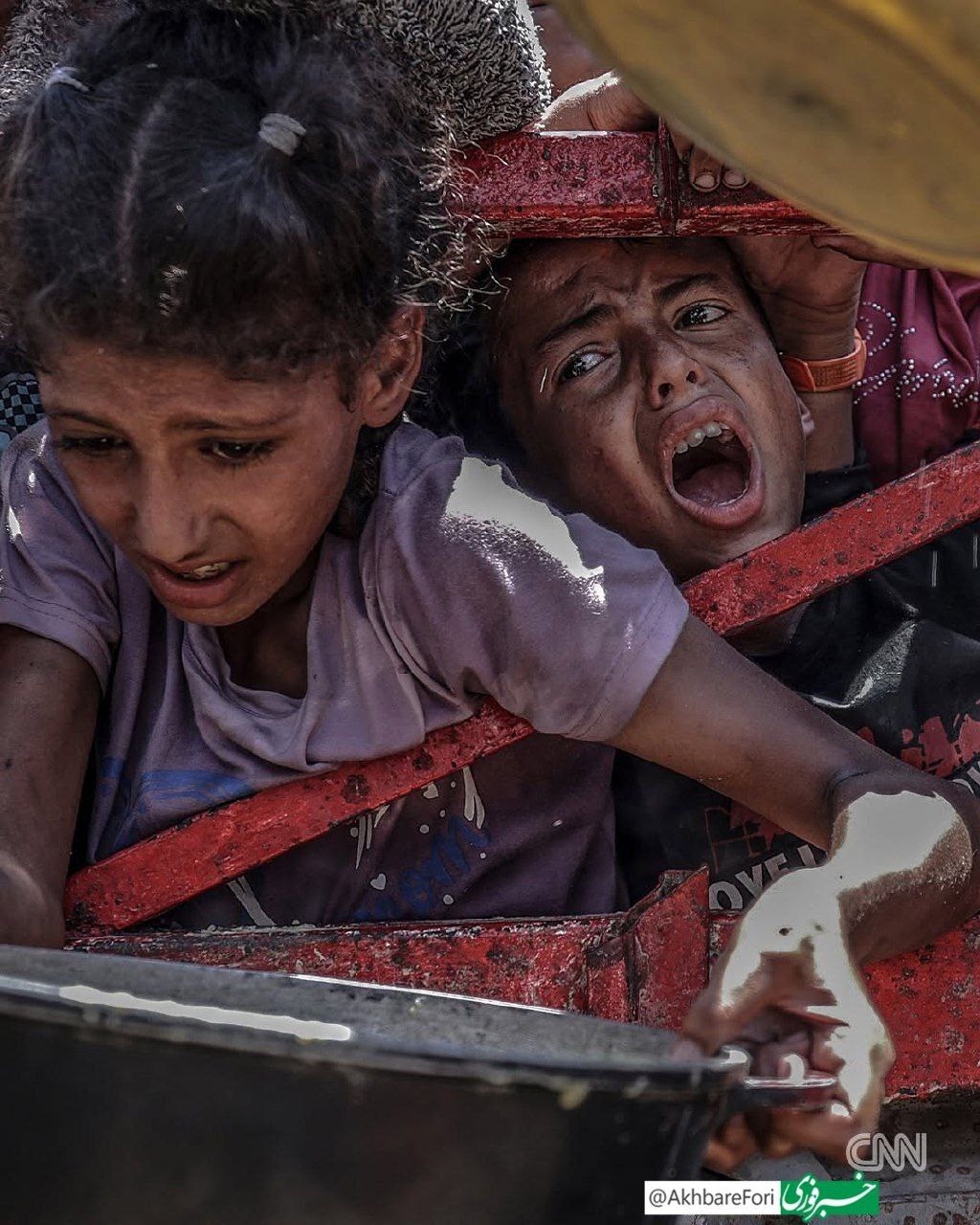 وضعیت دردناک انسانی در غزه