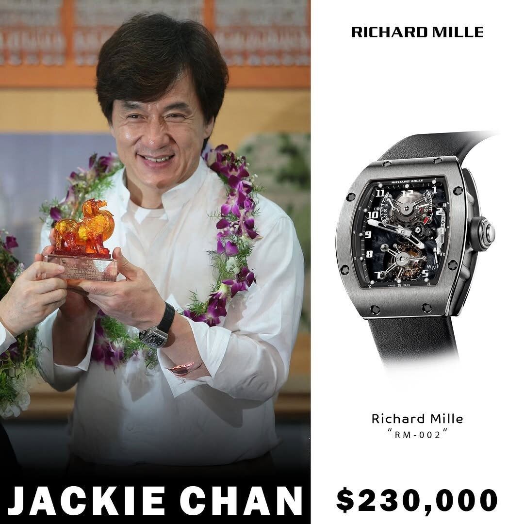 عکس/ ۸ ساعت جکی چان که بیش از ۱۵ میلیون دلار ارزش دارند