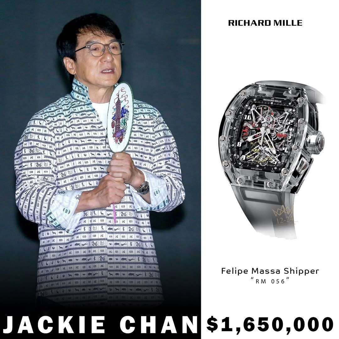 عکس/ ۸ ساعت جکی چان که بیش از ۱۵ میلیون دلار ارزش دارند