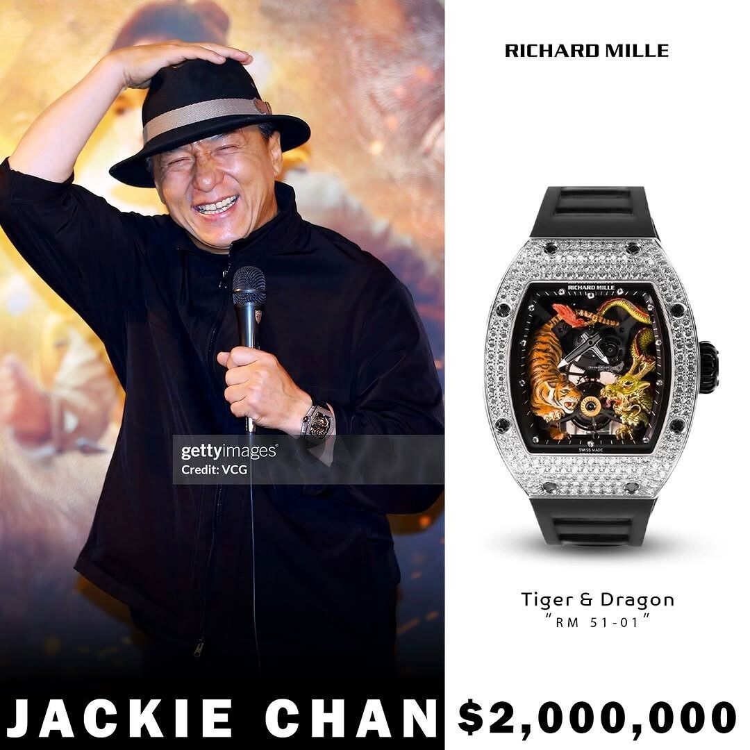 عکس/ ۸ ساعت جکی چان که بیش از ۱۵ میلیون دلار ارزش دارند