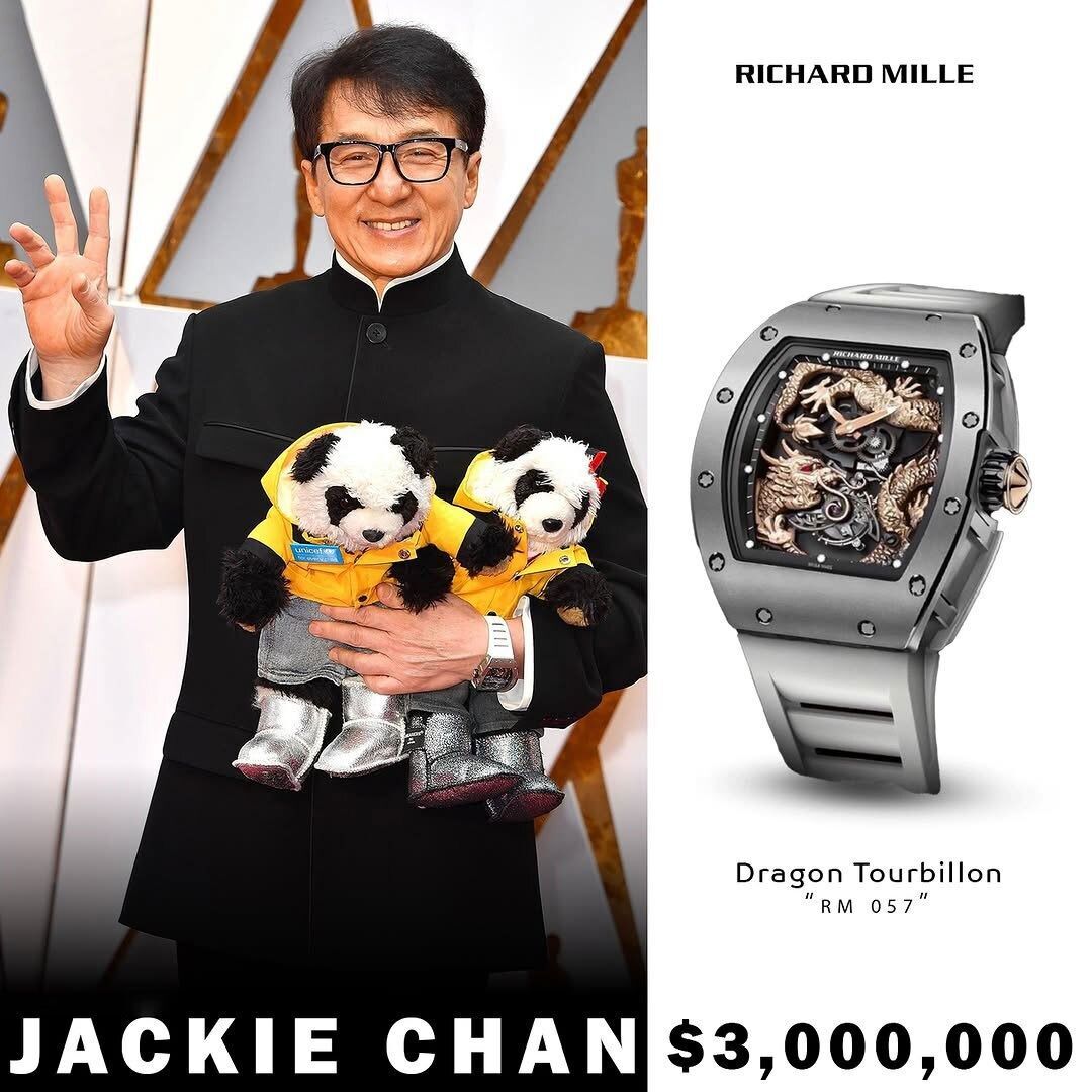 عکس/ ۸ ساعت جکی چان که بیش از ۱۵ میلیون دلار ارزش دارند
