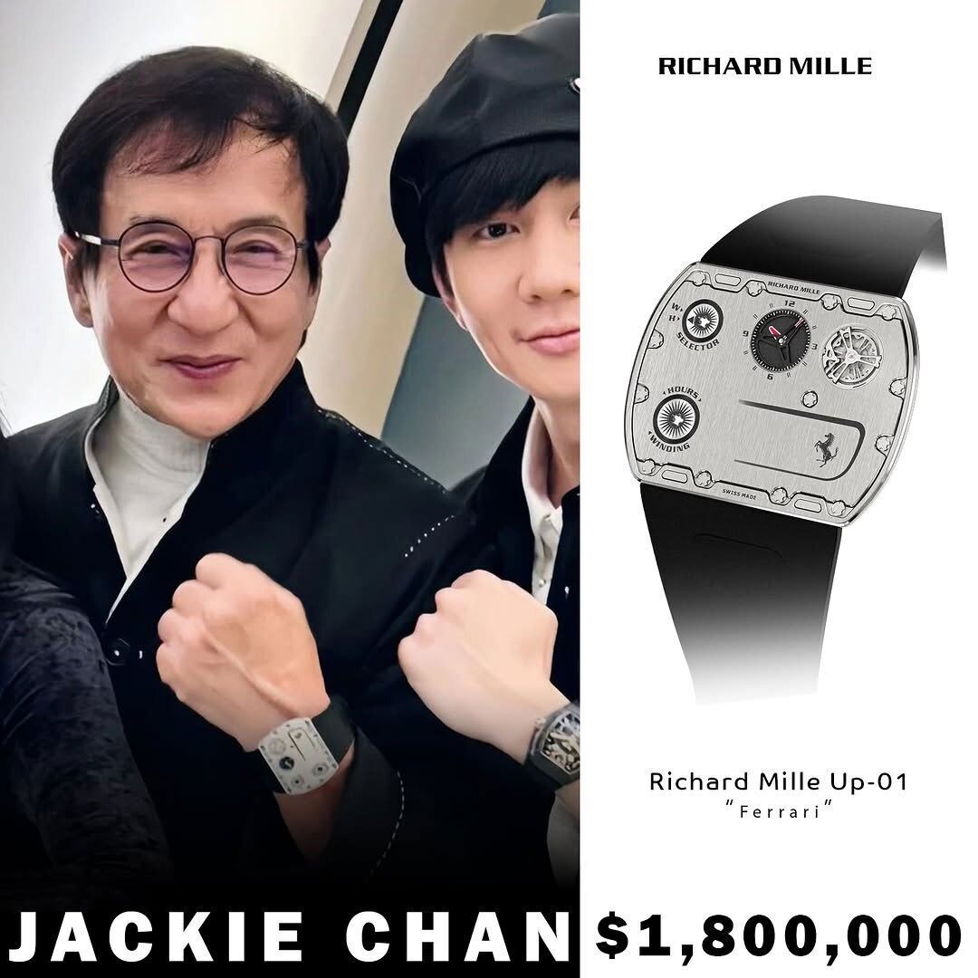 عکس/ ۸ ساعت جکی چان که بیش از ۱۵ میلیون دلار ارزش دارند