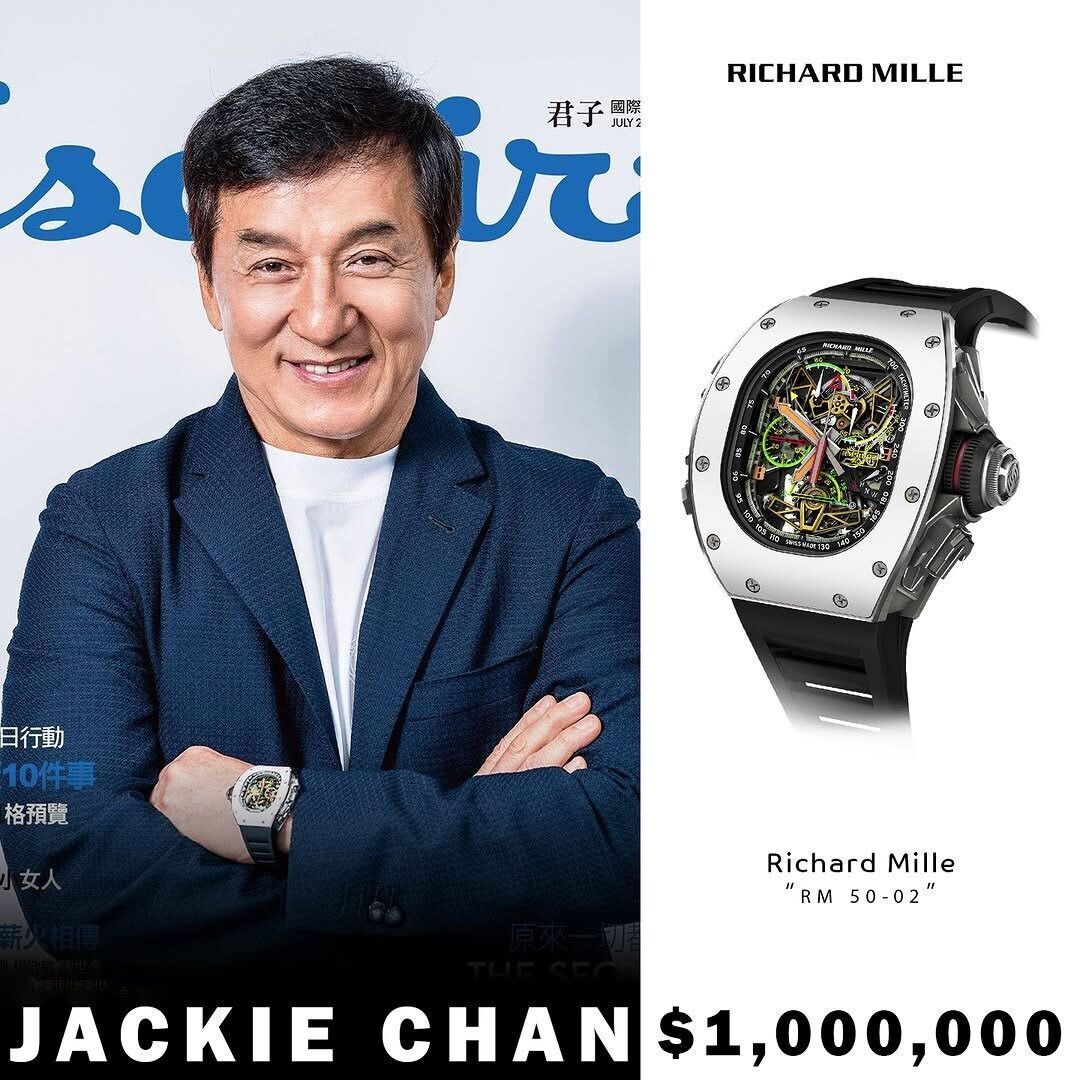 عکس/ ۸ ساعت جکی چان که بیش از ۱۵ میلیون دلار ارزش دارند