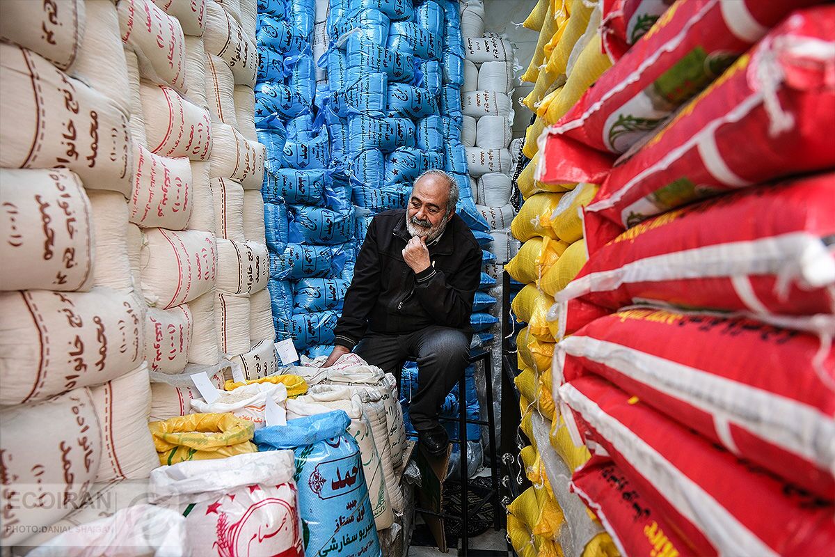 بسته‌بندی برنج بازار