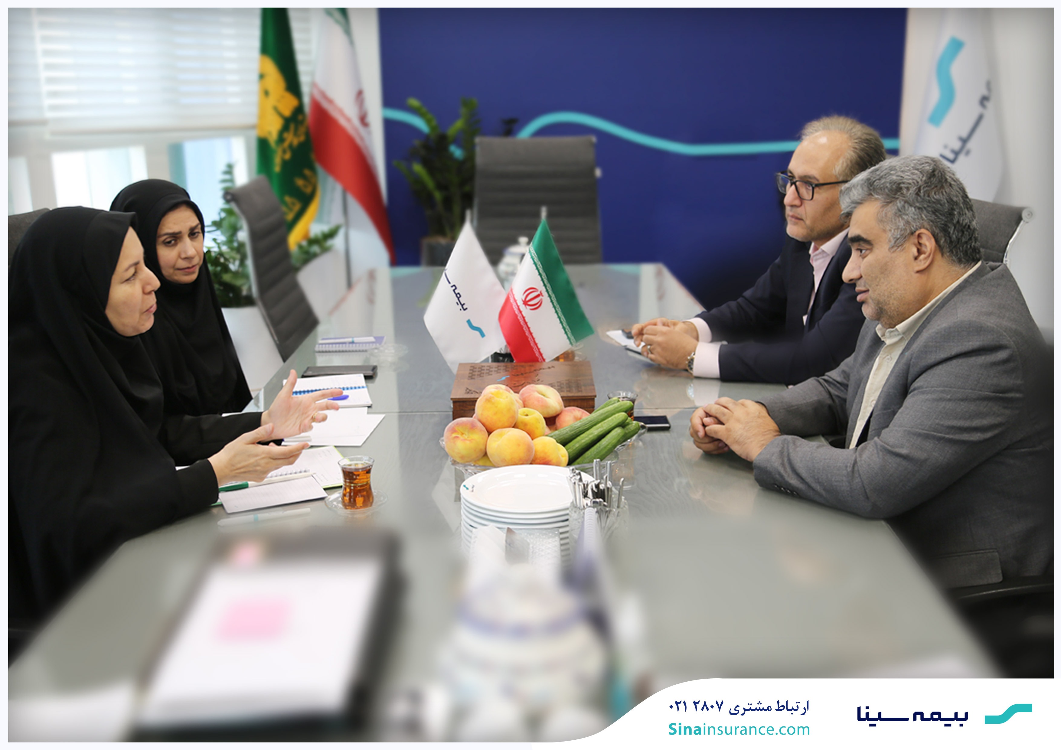 دیدار رئیس پژوهشکده بیمه با سرپرست بیمه سینا دیدار رئیس پژوهشکده بیمه با سرپرست بیمه سینا