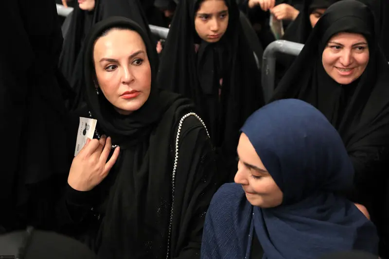 آزیتا ترکاشونددر دیدار امروز با رهبری