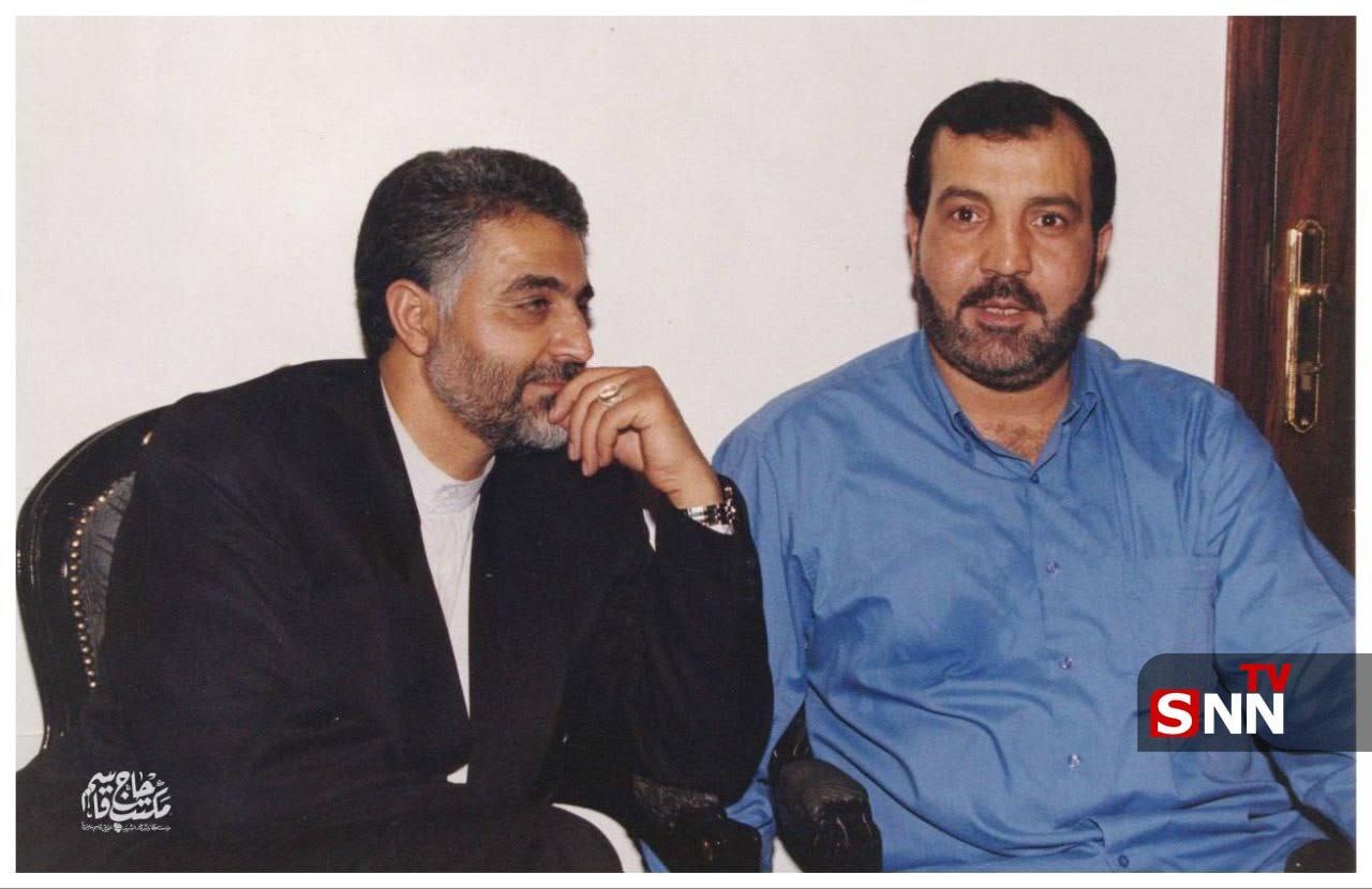 شهیدان حاج قاسم سلیمانی و فواد شکر در بیروت