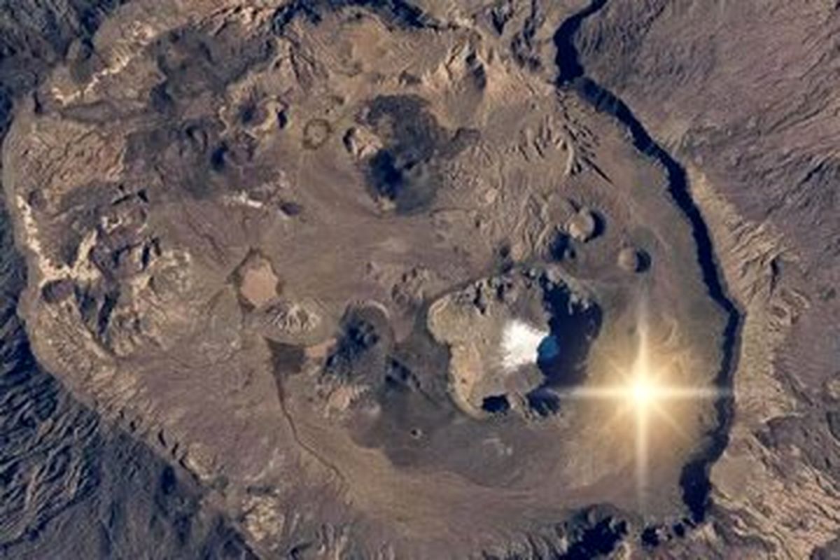 لکه سفید مرموز در صحرای آفریقا