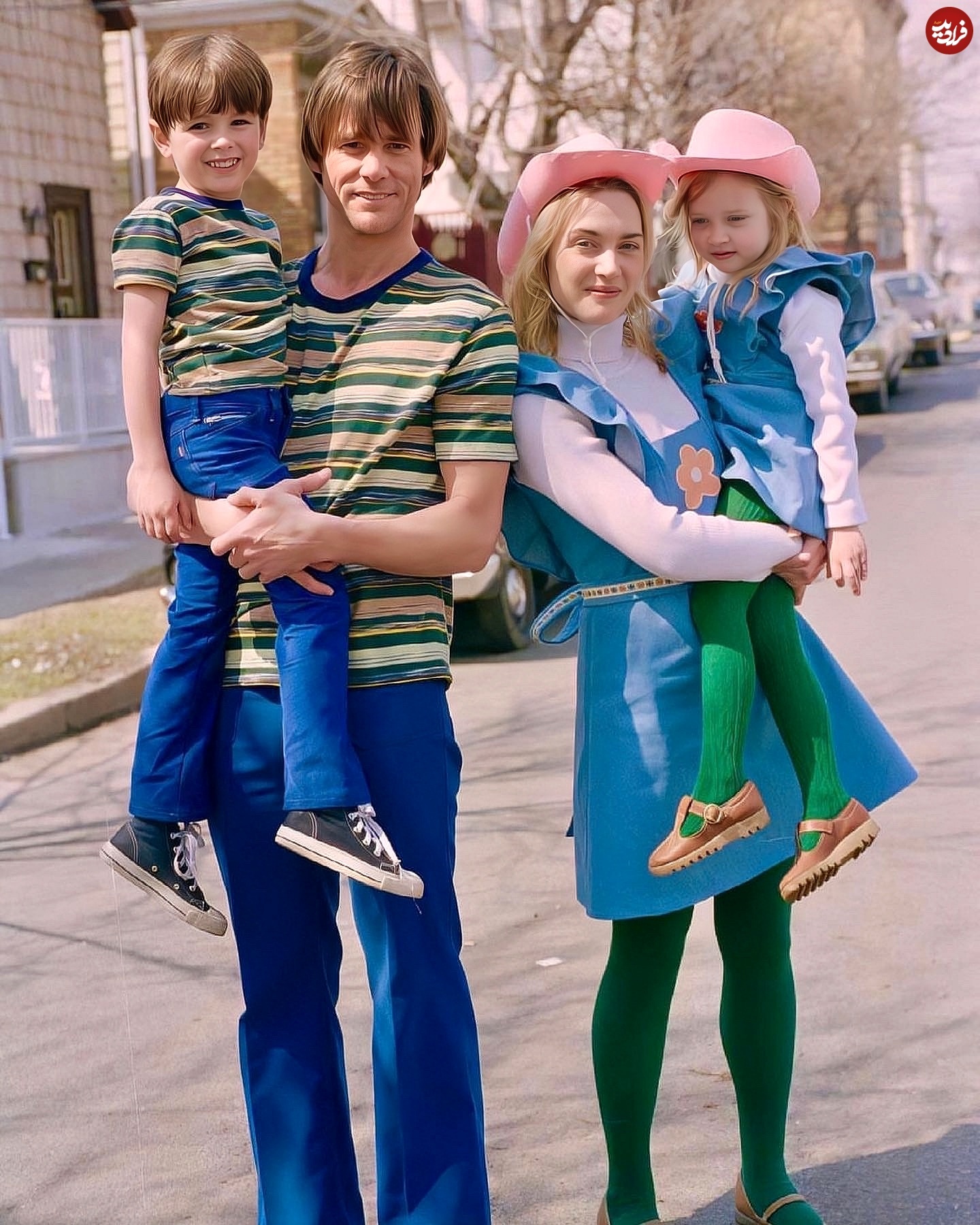 رز فیلم تایتانیک به همراه جیم کری