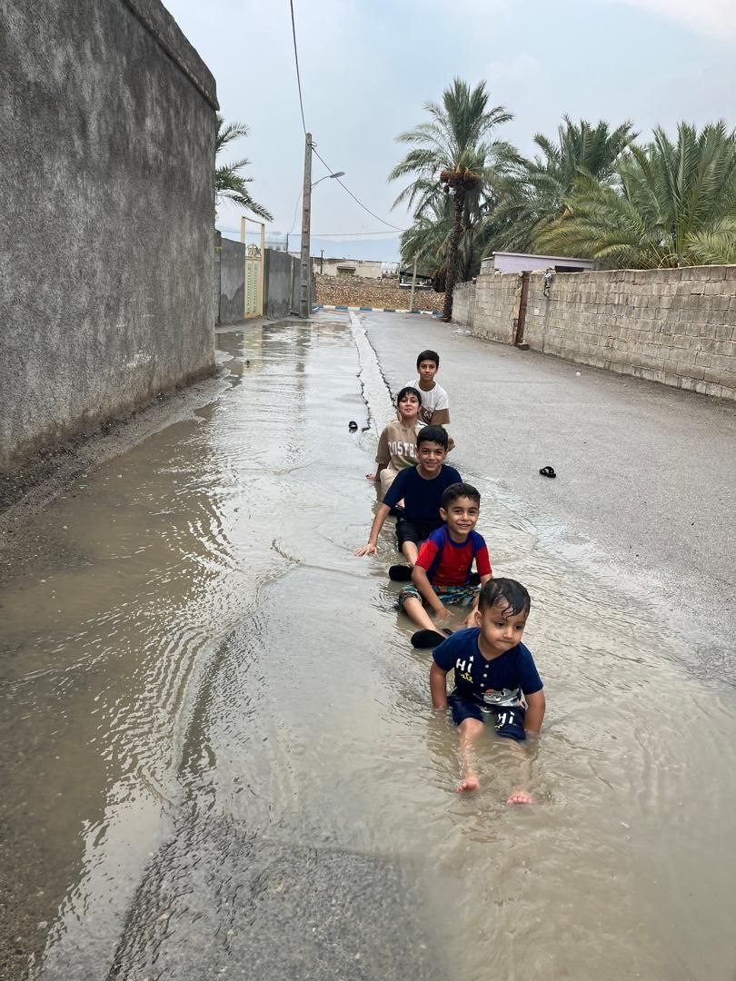 استان بوشهر  پس از باران