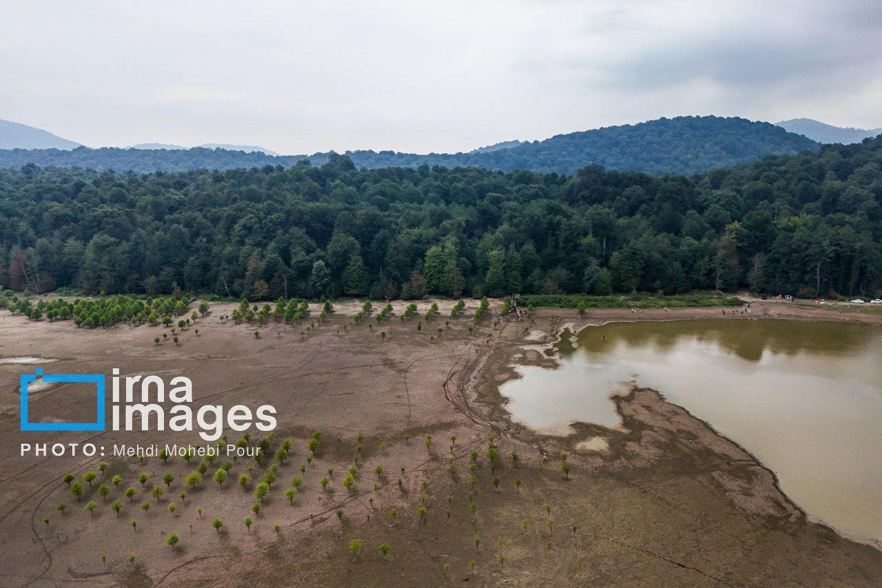 دریاچه الندان در آستانه خشک شدن کامل