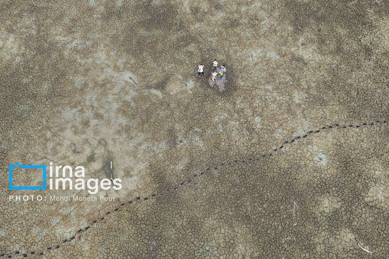 دریاچه الندان در آستانه خشک شدن کامل
