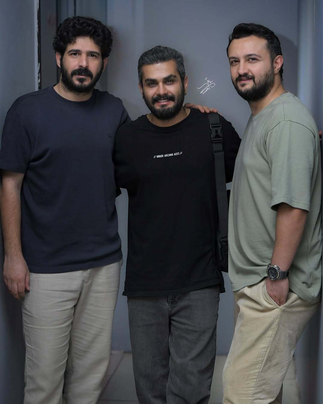 دورهمی بازیگران سریال جان سخت در اینستاگرام