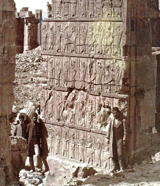 شکل و شمایل تخت‌جمشید ۱۴۵ سال پیش