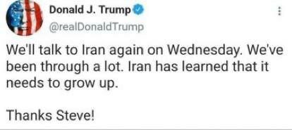 مذاکرات روز چهارشنبه ایران و آمریکا