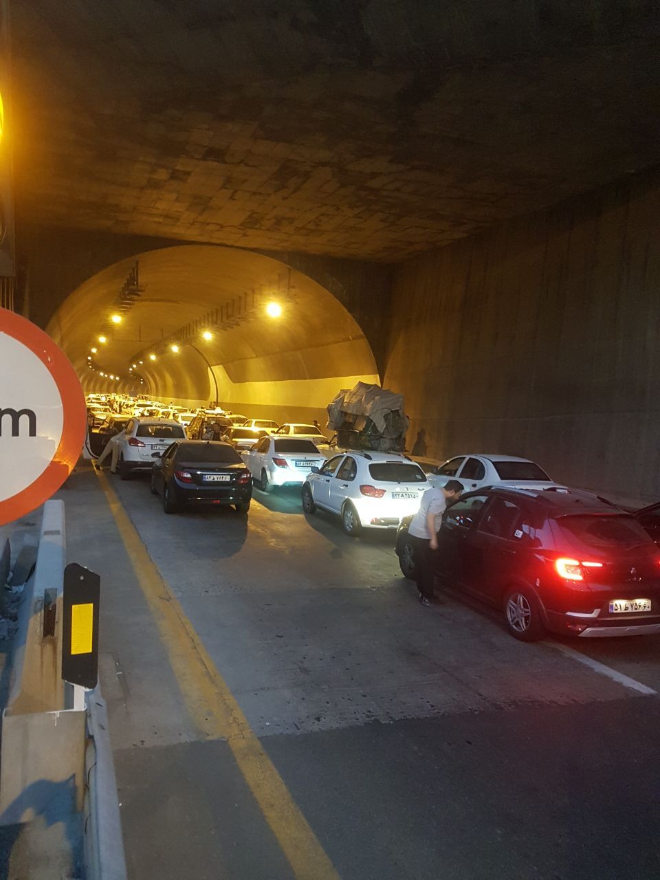 ترافیک فوق سنگین در آزادراه تهران-شمال