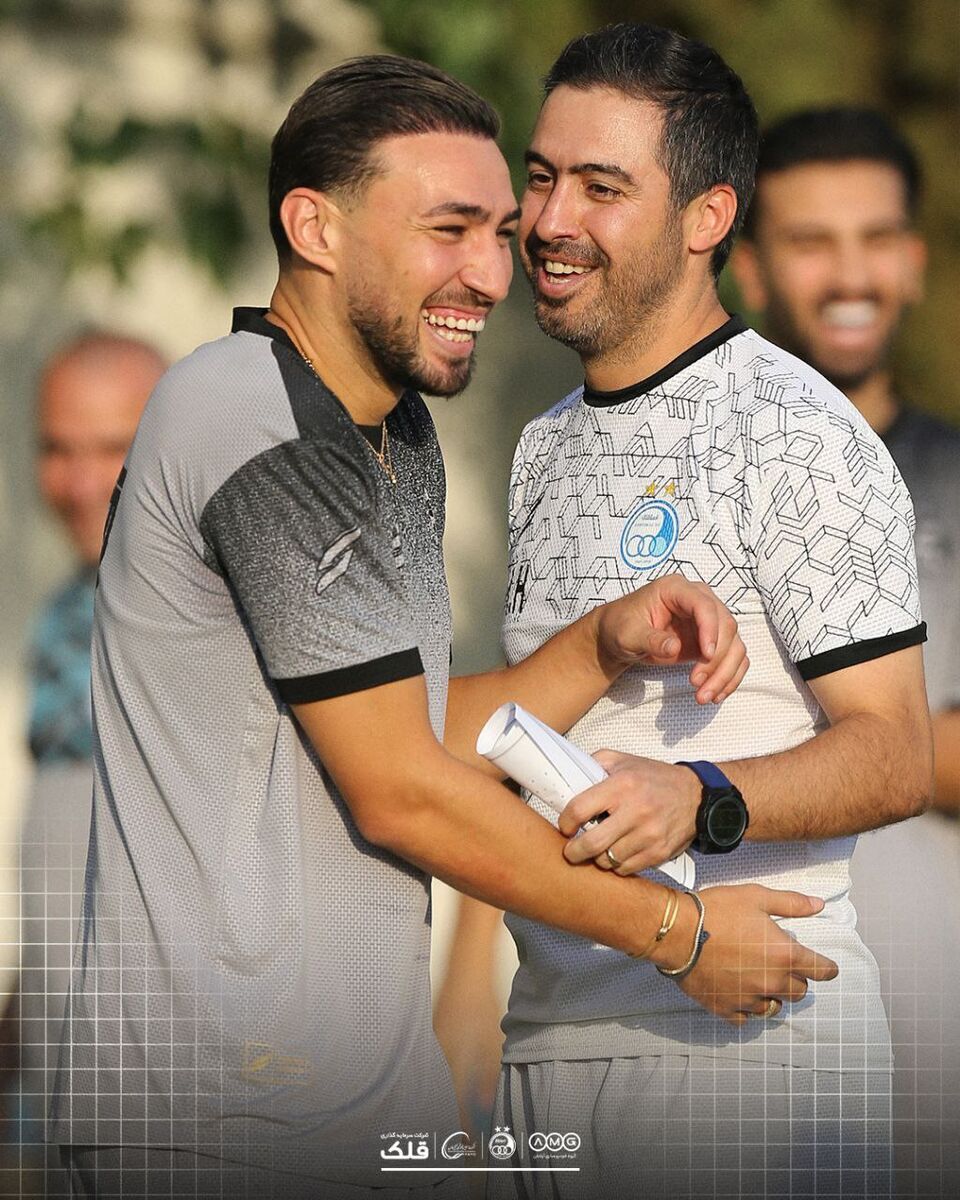 سوژه شدن زیورآلات منیر الحدادی در تمرین استقلال