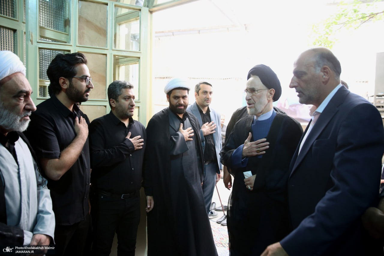 حضور محمد خاتمی در یک مراسم