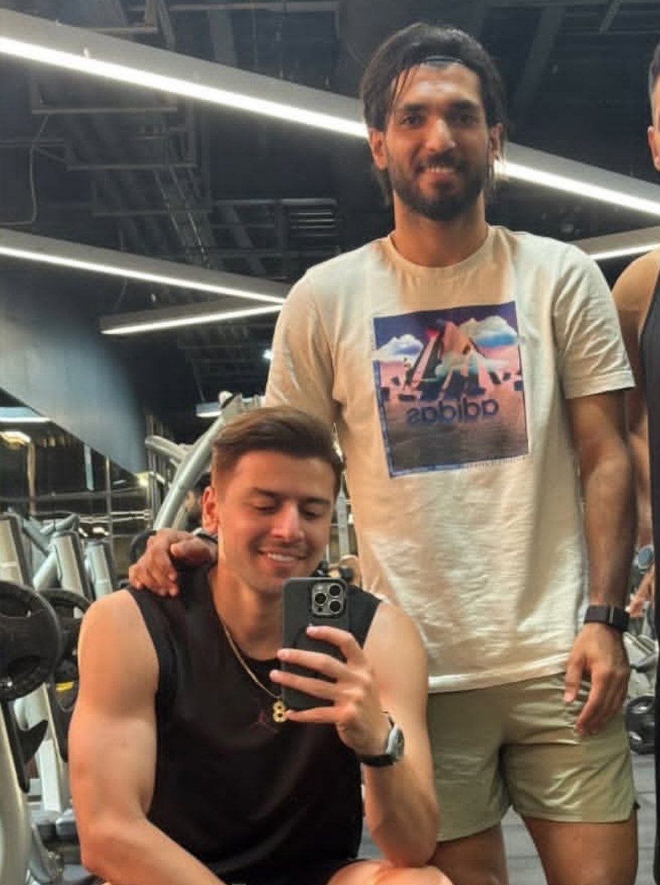 تمرین مشترک زبیر نیک‌نفس و سعید مهری