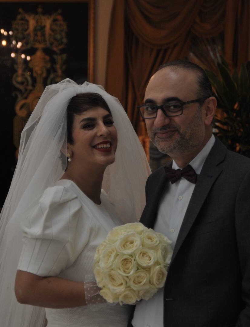 عکس/ ازدواج محمدجواد اکبرین و منصوره حسینی