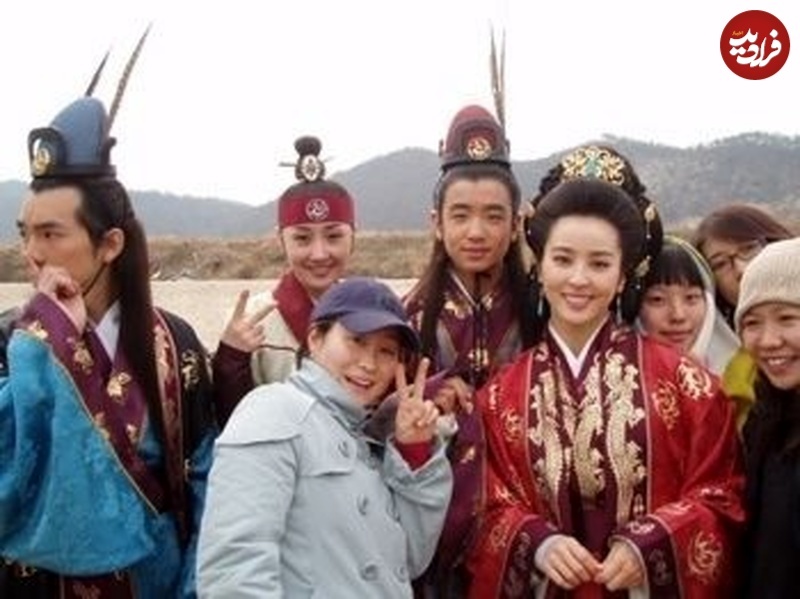 سوسانو و پسرانش در پشت صحنه سریال جومونگ