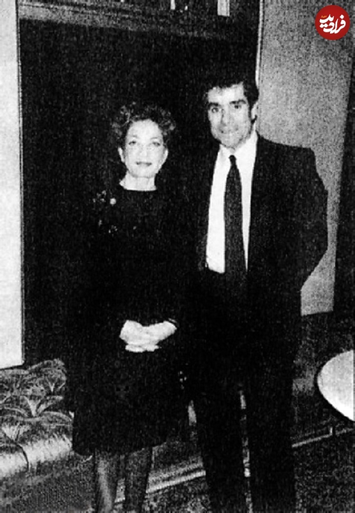 اشرف پهلوی در کنار بهروز وثوقی