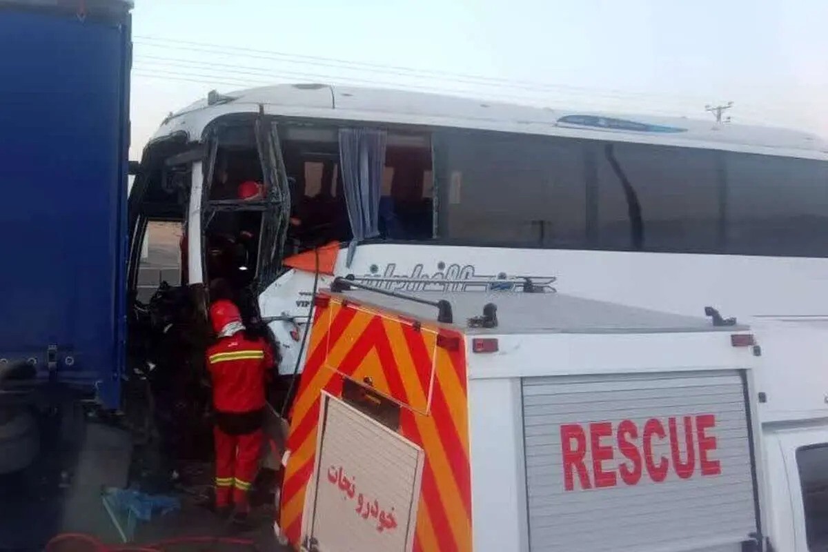تصادف مرگبار اتوبوس
