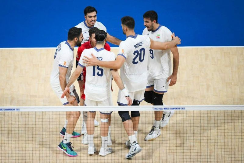 صعود والیبال ایران