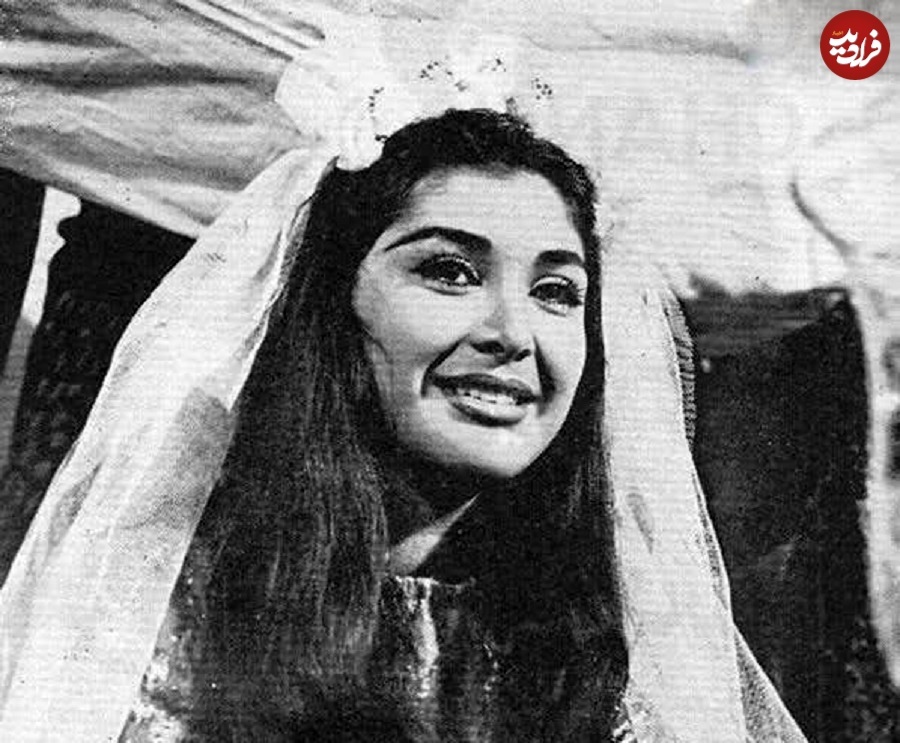 آفرین عبیسی با لباس عروس فانتزی