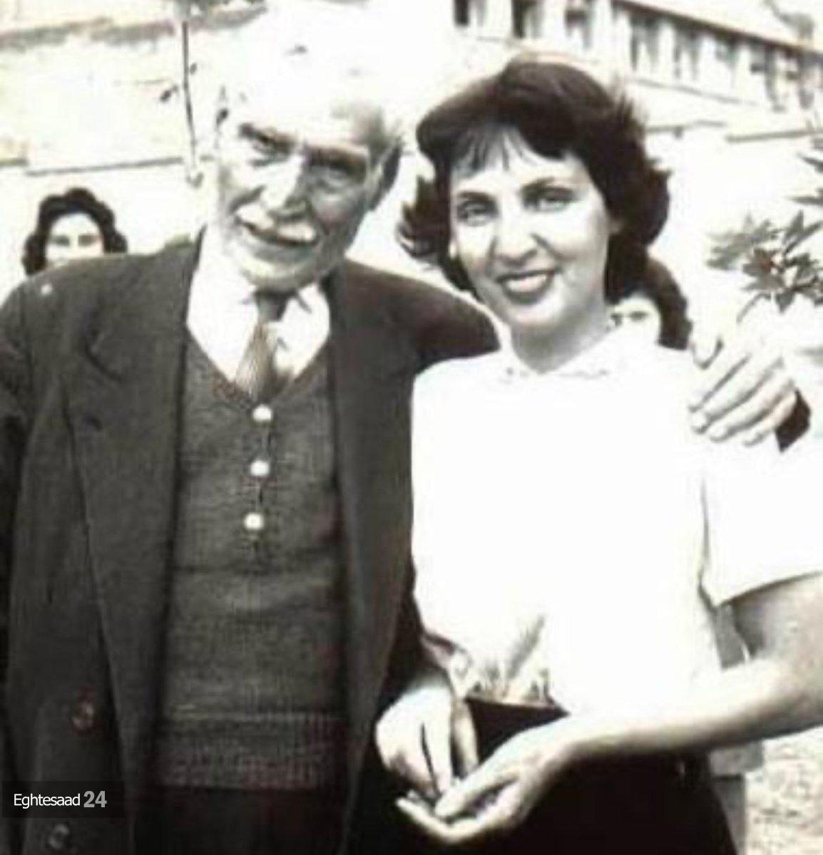 جبار باغچه‌بان و دخترش ثمینه با پوشش خاص