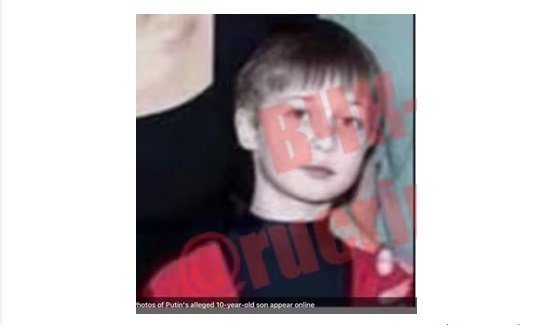 تصویر منتسب به ایوان پسر بزرگتر پوتین