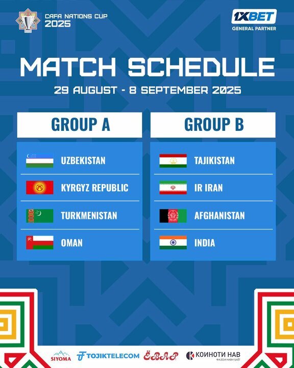 زمانبندی مسابقات فوتبال کافا اعلام شد