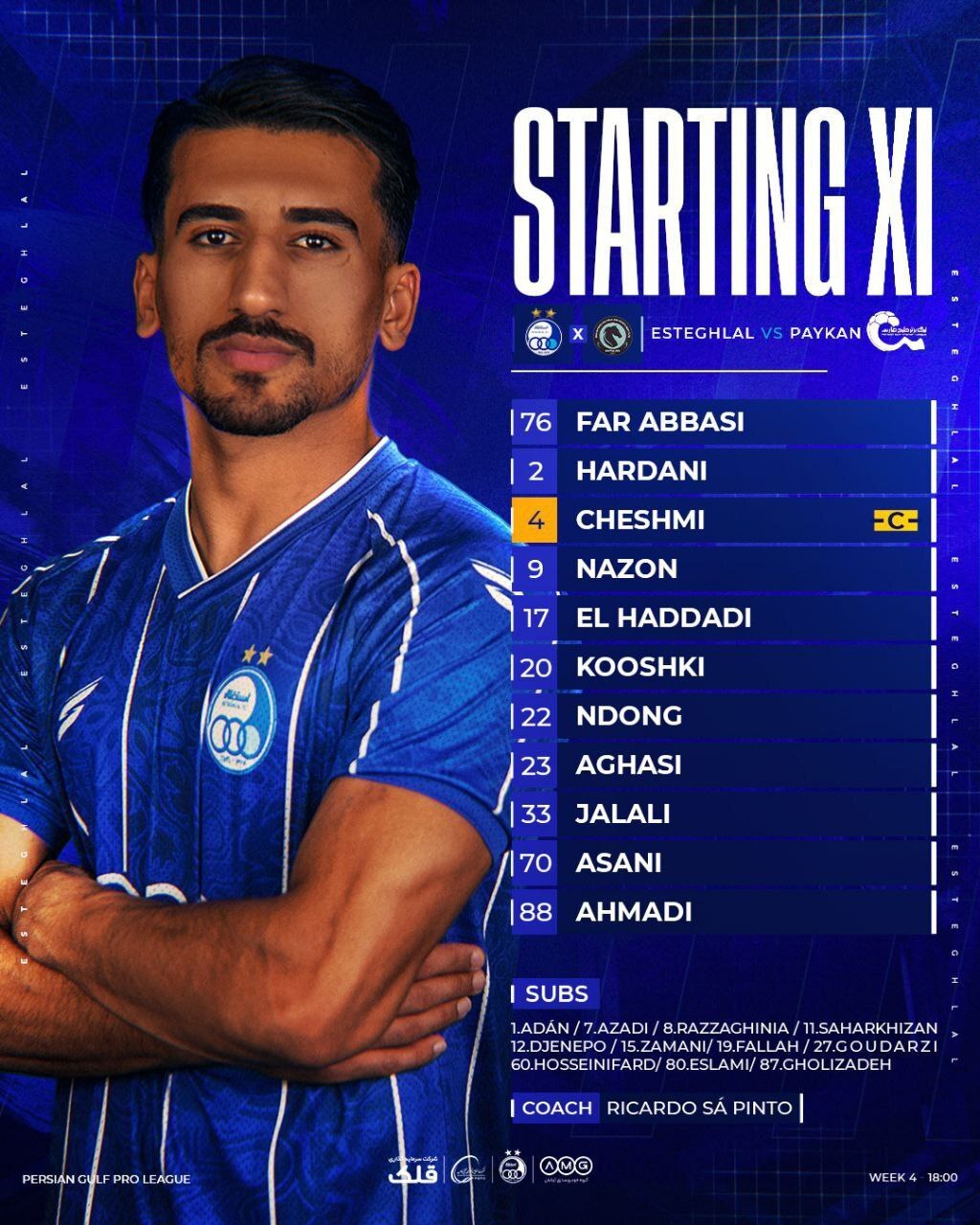 ترکیب استقلال مقابل پیکان