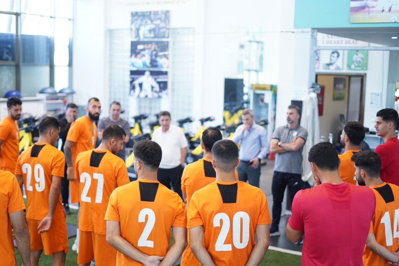 اولین تمرین تیم ملی فوتبال ایران برای فیفادی