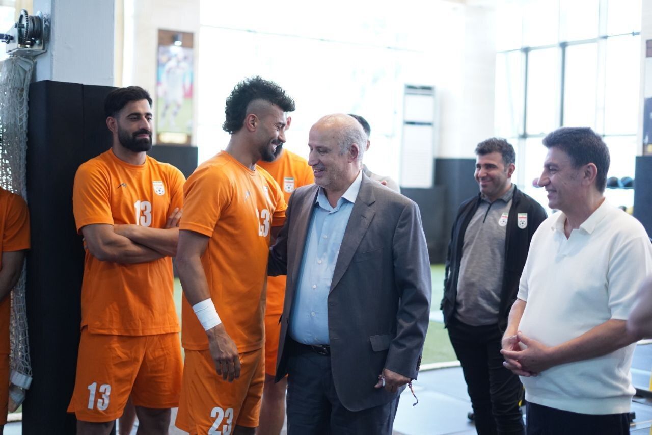 اولین تمرین تیم ملی فوتبال ایران برای فیفادی