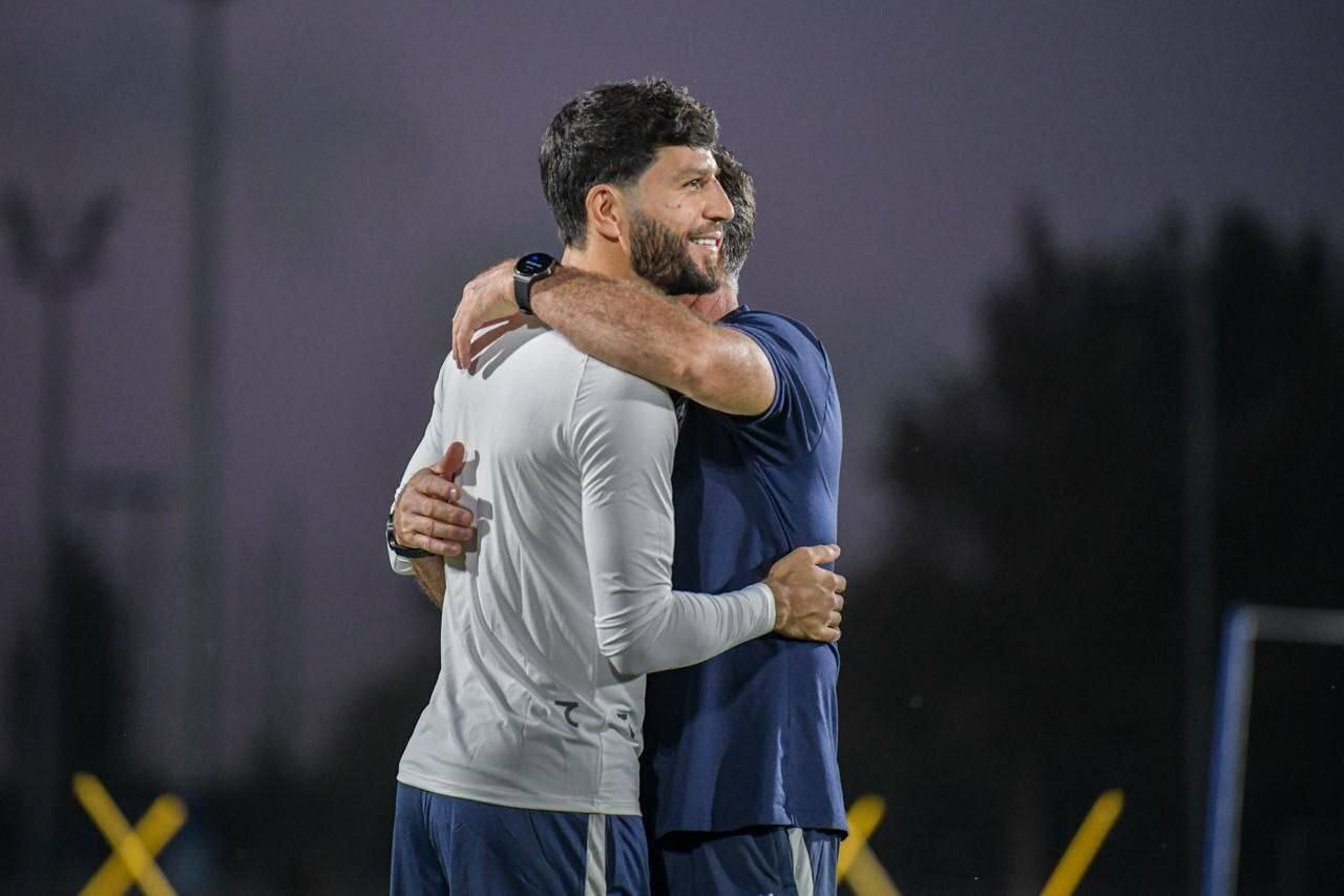 حضور ماشاریپوف در تمرین ازبکستان